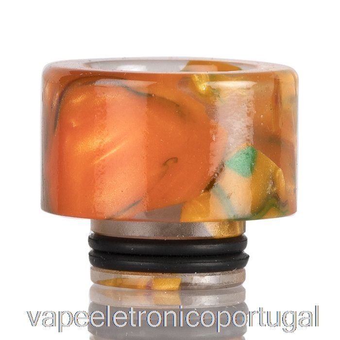 Vape Eletronico 510 Widebore Resina Ponta De Gotejamento Laranja